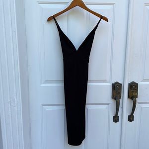 Form fitting midi dress